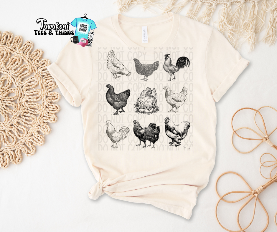 Chickens x9