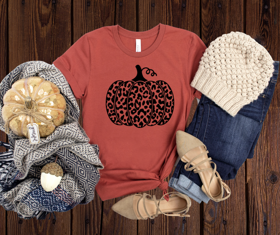 Cheetah Pumpkin Shirt