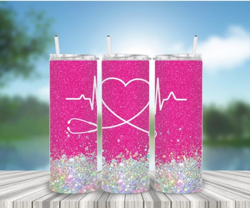 Glitter Stethoscope-Pink
