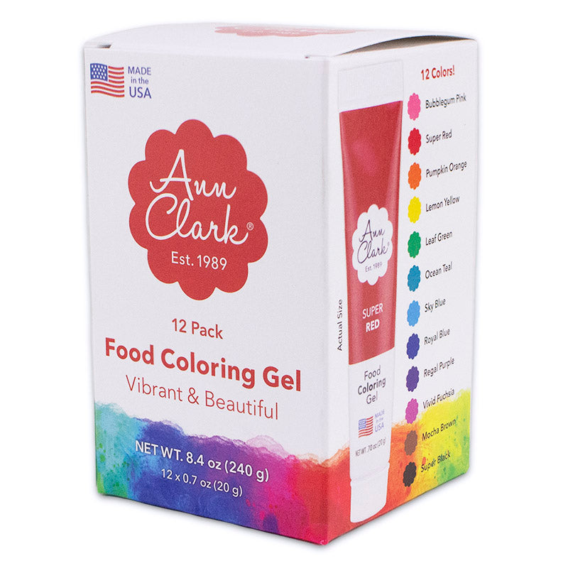 Food Coloring Gel 12 Pack
