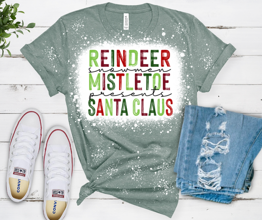 Reindeer Mistletoe Santa Claus
