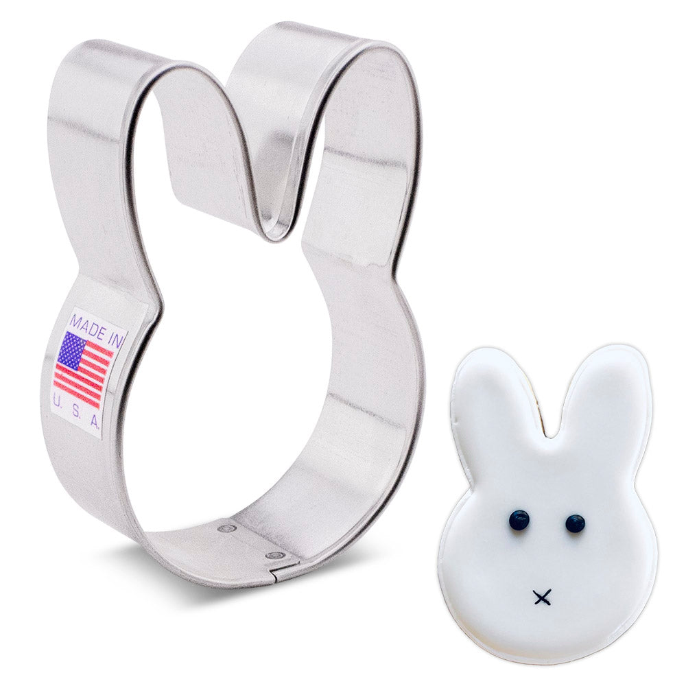 Cute Bunny Head Cookie Cutter