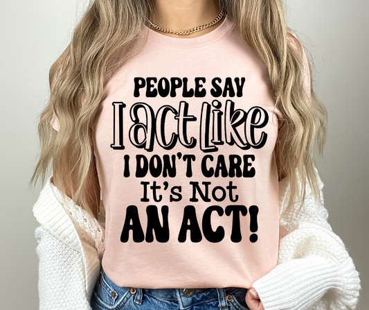 It is not an Act