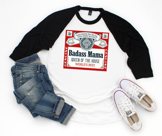 Badass Mama-Raglan
