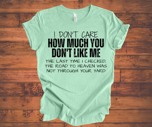 I Don't Care